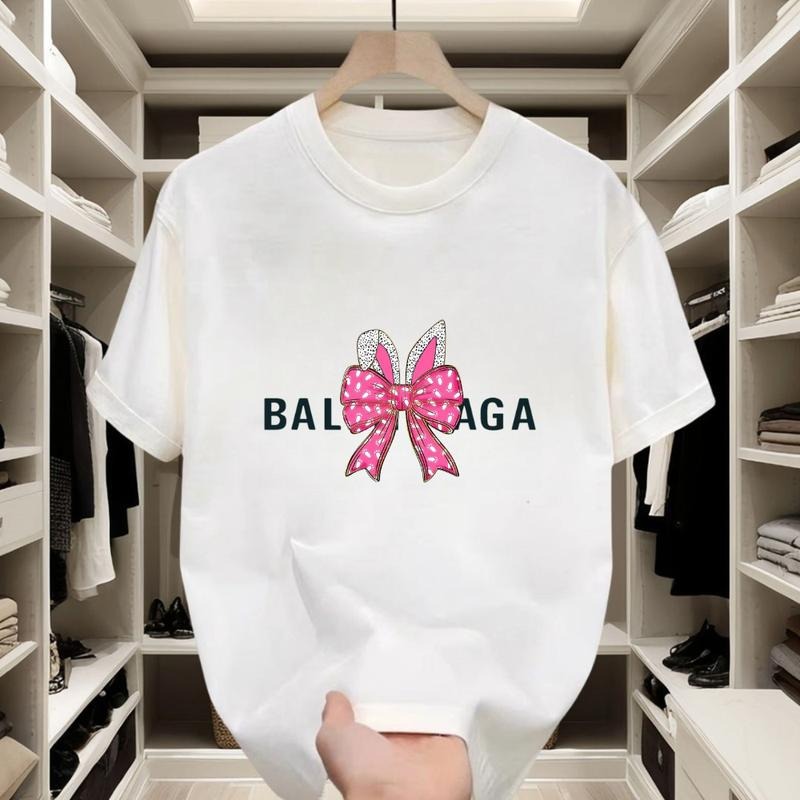Black White Pink Polka Dot Bows Diamond Like Decorations. Made Pure Cotton Comfort They Are Versatile T-Shirts