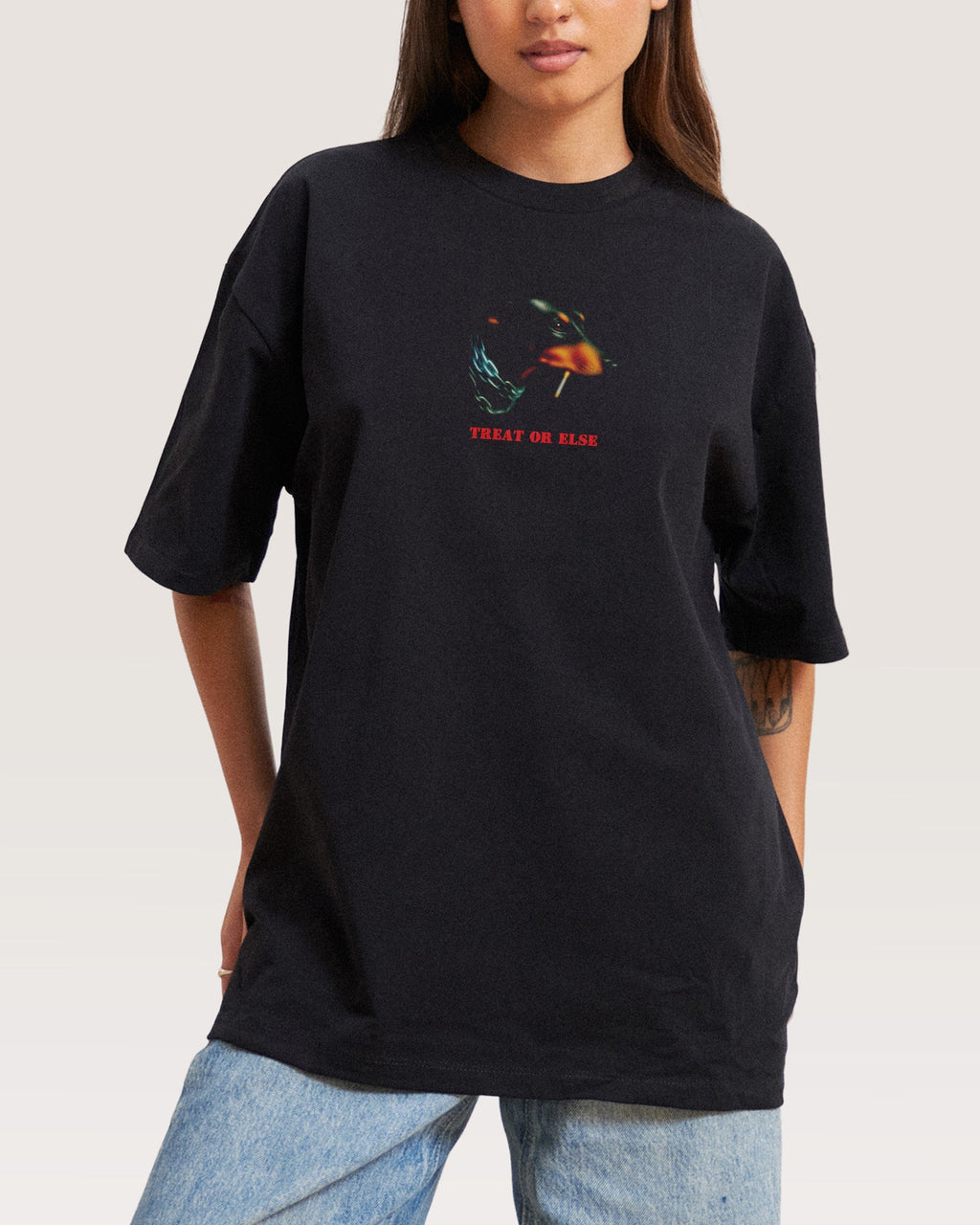 Treat or Else Oversized Tee
