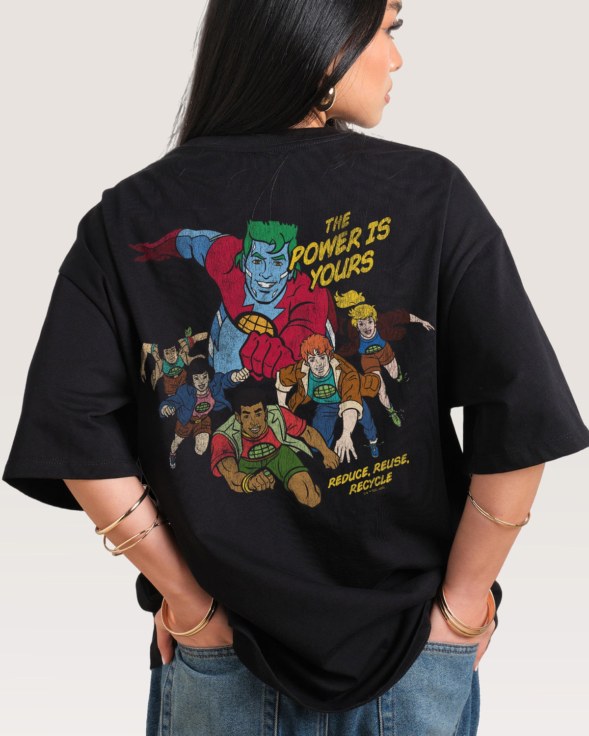The Power Is Yours Oversized Tee