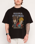Heh Heh Metalheads Oversized Tee