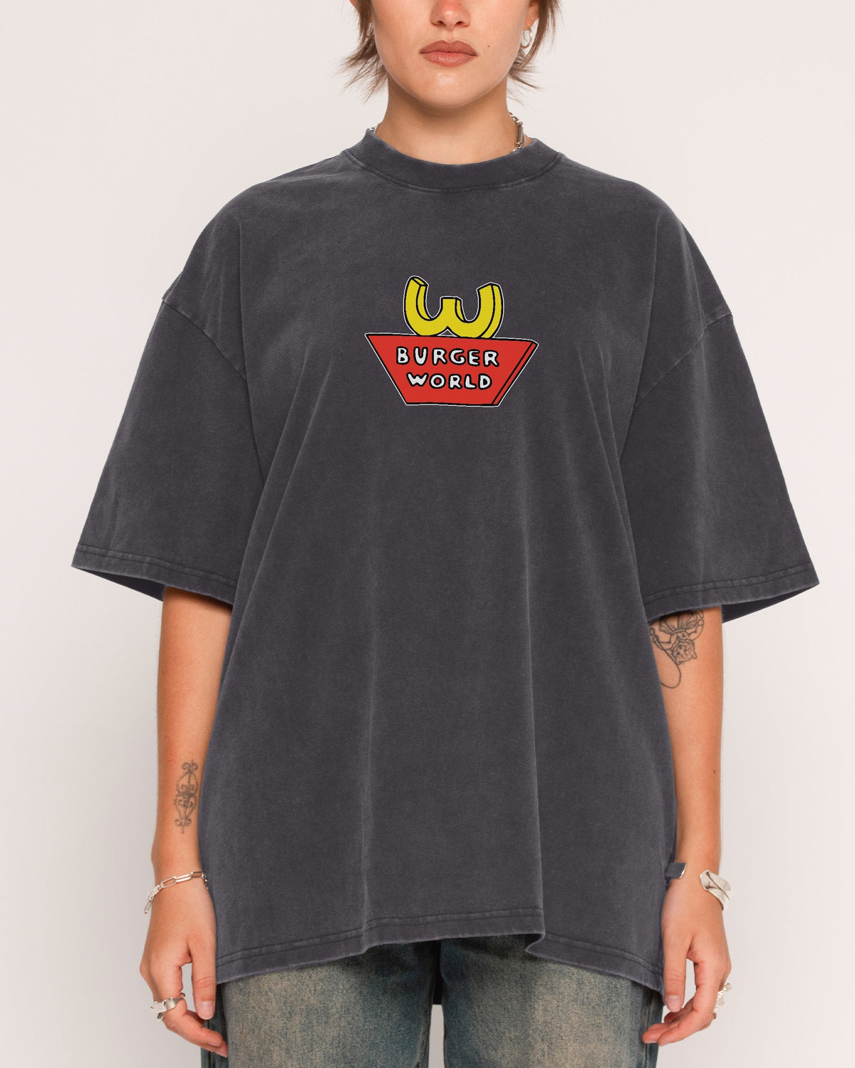 Burger World Wash Tee