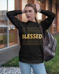 Blessed Comfortable Long Sleeve Top Everyday Casual Womenswear T-Shirts