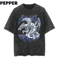 Blue Eyes Dragon Vintage Menswear Top Underwear T-Shirts