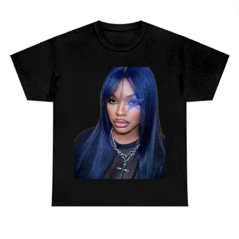 Blue Star JT Black Shirt Classic Cotton T-Shirts
