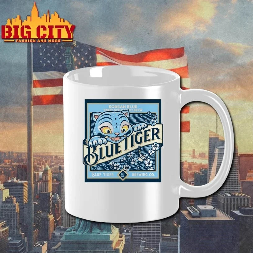 Blue Tiger Derpy Brew t-shirt