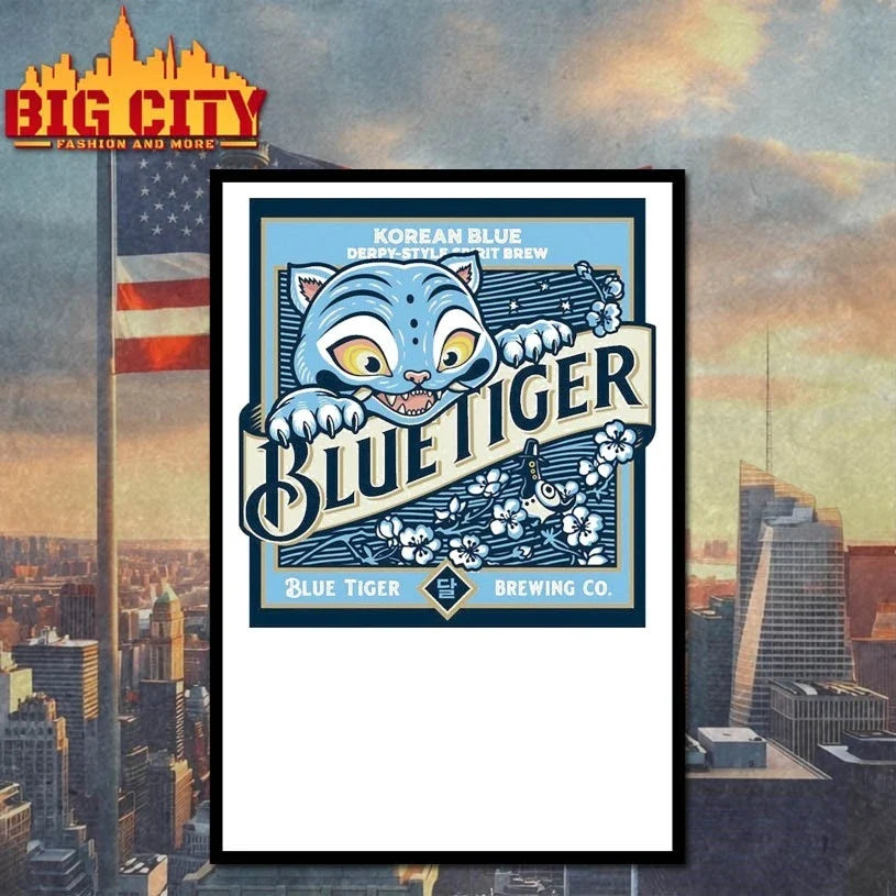 Blue Tiger Derpy Brew t-shirt