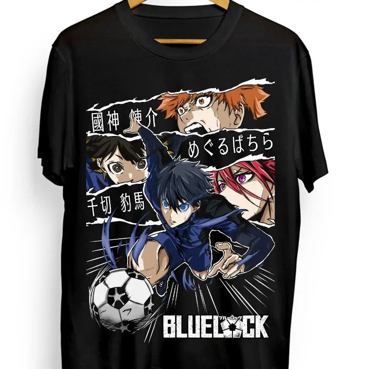 Blue Lock Kunigami Rin Itoshi Barou Shouei Meguru Bachira Shirt All Size T-Shirts