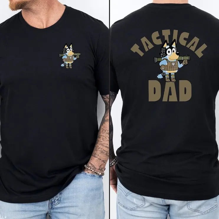 Bluey Dad Shirt Military Dad Dad Bluey Shirt Dad Bluey Shirt First Time Dad First T-Shirts