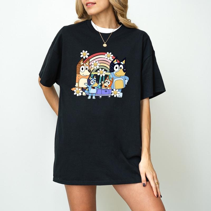 Bluey Family Shirt Bluey Bingo Family Shirt Bluey Dad Shirt Bluey Rita Shirt Blue Dog Shirt T-Shirts