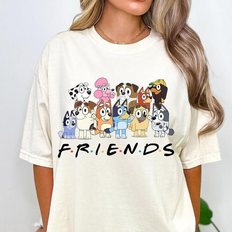 Bluey Friends DRG Bluey Friends Bundle Bluey DRG Her T-Shirts