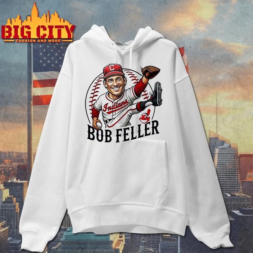 Bob Feller Cleveland Indians Legend caricature Shirt
