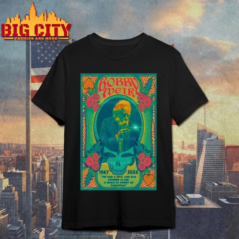 Bobby Weir 1947-2026 Poster Shirt