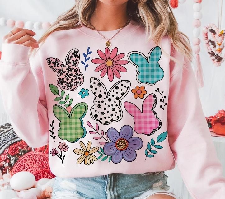 Boho Easter DTF Transfers THIS IS NOT SHIRT T-Shirts