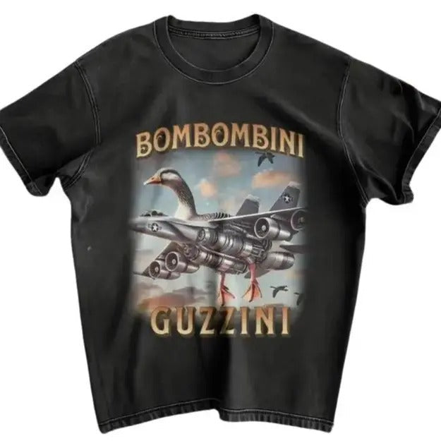 Bombombini Guzzini Funny Goose Meme Italian Brainrot Animals Funny Friend T-Shirts