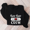 Boo Boo Crew Nurse Halloween Party Matching Spooky Nurse Nursing School Party Long Sleeve T-Shirts