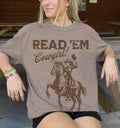 Bookish Cowgirl Shirt Book Lover Shirt Country Bookish Bookish Her Country Girl Reader Art Top Womenswear Underwear Lady T-Shirts