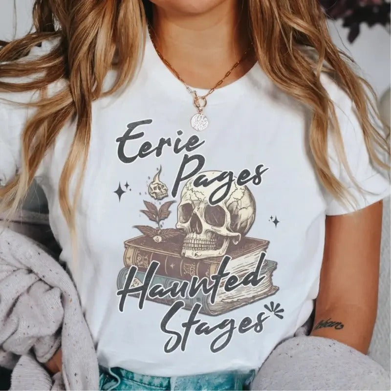 Bookish Halloween DRG Spooky Funny Halloween Halloween Reading DRG Halloween Book Lover T-Shirts