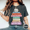 Bookish Shirt ACOTAR Velaris Six Crow Court Thone Roses Throne Glass Librarian Reading Shirt Fourth Wing T-Shirts