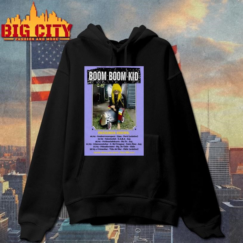 Boom Boom Kid Proximos Shows 2026 Poster Shirt