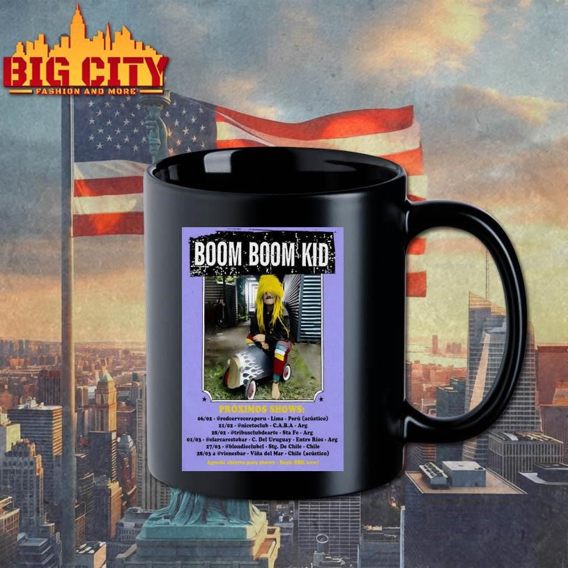 Boom Boom Kid Proximos Shows 2026 Poster Shirt