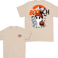 Boosch Light Cute Boo Ghost Halloween Double Sided Boosh Light Cute Busch Light Halloween Shirt Halloween Cute Ghost Shirt T-Shirts