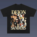 Bootleg Vintage 90s Deion Sanders Casual Classic Christian Cotton Fabric Menswear Top T-Shirts