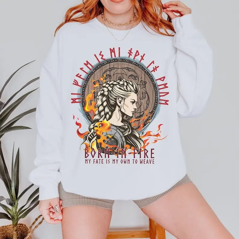 Born Fire Fate Inked Blood Danielle L. Jensen DLJ Freya Bjorn Weave Your Fate Shield Maiden Skaland Saga Unfated T-Shirts