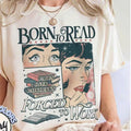 Born Read Bookish Shirt Funny Reader Book Addict Book Lover Spicy Books Dark Romance Smut Shirt Booktok T-Shirts
