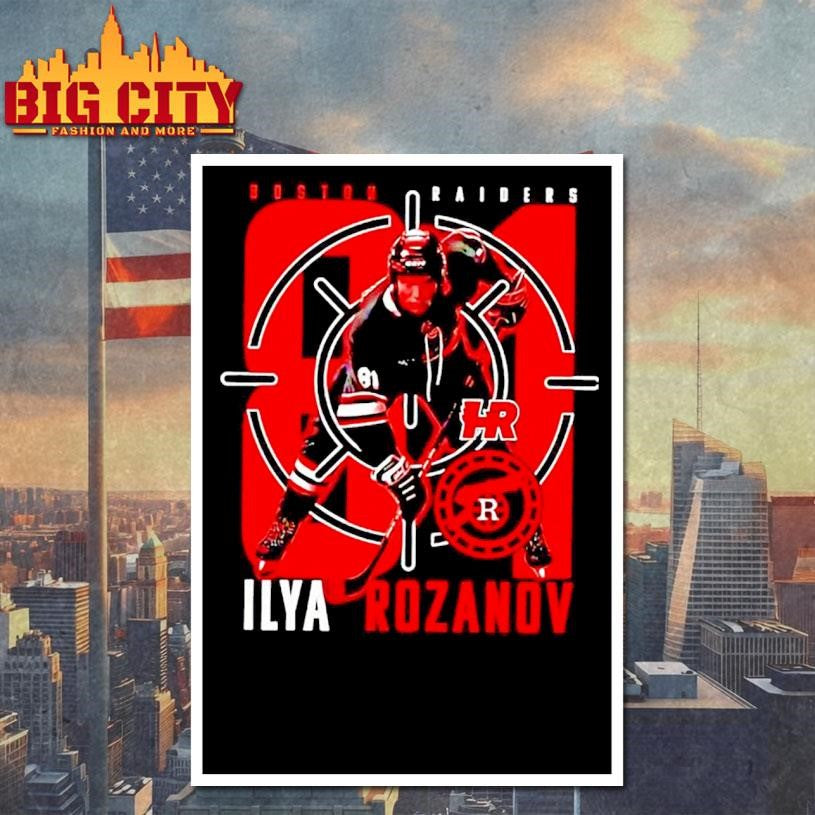 Boston Raiders Ilya Rozanov Hockey Player Shirt