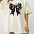 Bow New Years Eve Shirt Nye Coquette New Years Coquette 2025 Happy New Year T-Shirts