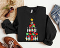 Bowling Tree Bowling Lover Xmas Bowling Player Bowling Ball Lights Bowler T-Shirts