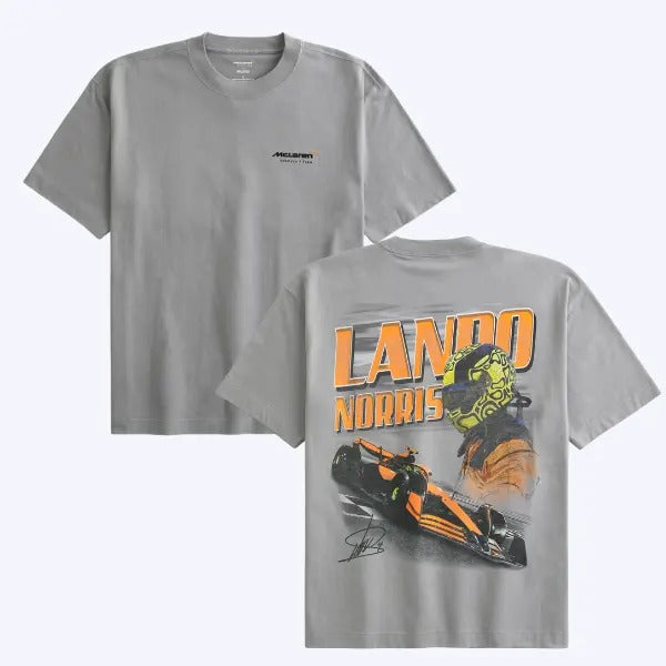 Boxy Heavyweight McLarenn Lando Norris Shirt T-Shirts