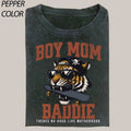 Boy Mom Baddie Vintage Shirt Bleached Mother'S Boy Mama Shirt Mon T-Shirts