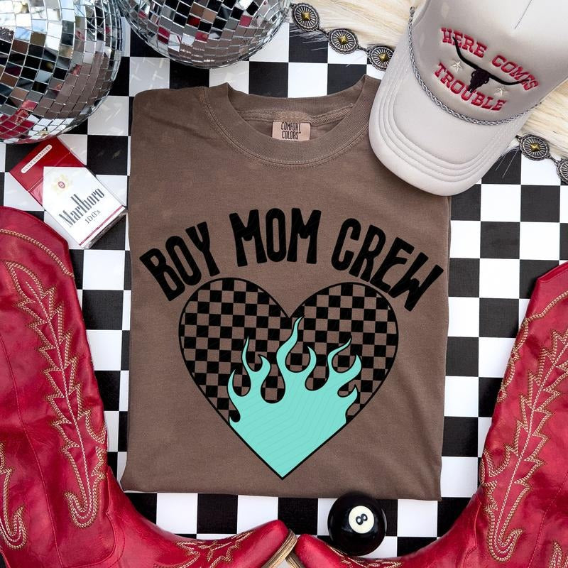 Boy Mom Crew DTF Transfers THIS IS NOT SHIRT T-Shirts