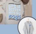 Boy Mom Two Sided Sleeve Comfort Cute Mama Hood Stay Home Mom Outfits Mom Girl Mom Casual Womenswear Chic Comfortable T-Shirts