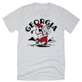Brad Clothings Retro Georgia Bulldogs Printed Sport Shirt Cotton Top Classic Fit NCAA College T-Shirts