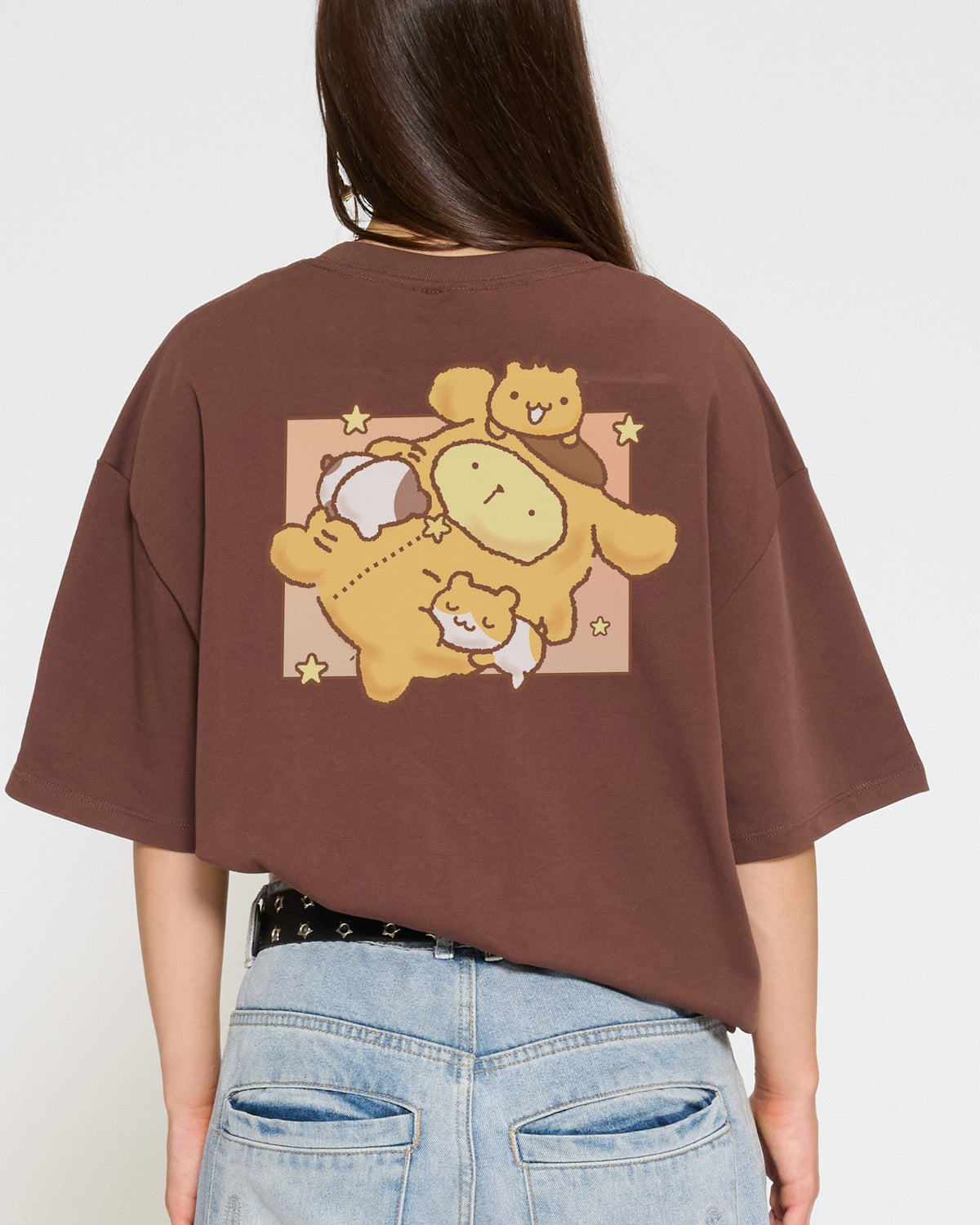 Pompompurin Nap Oversized Tee