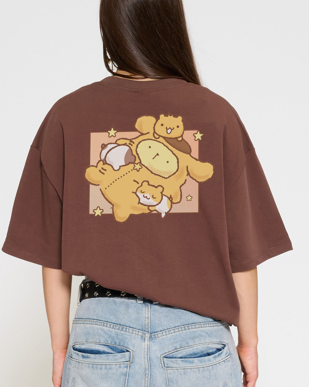 Pompompurin Yeehaw Oversized Tee