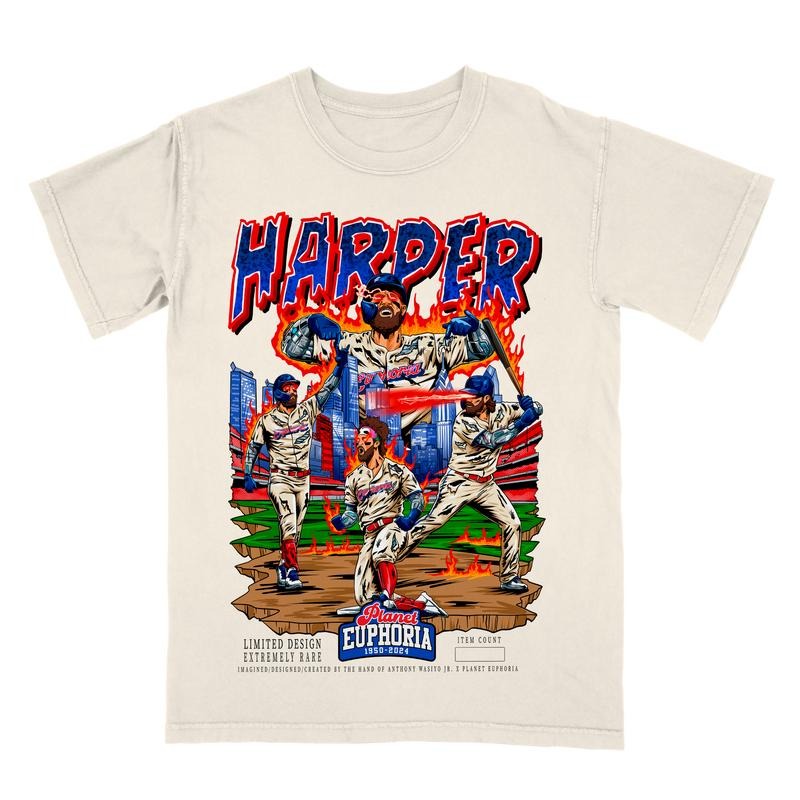 Bryce Harper V2 Soft Comfortable Shirt Menswear T-Shirts