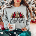 Buffalo Plaid Merry Shirt Family Shirt .Matching Shirt Cotton T-Shirts