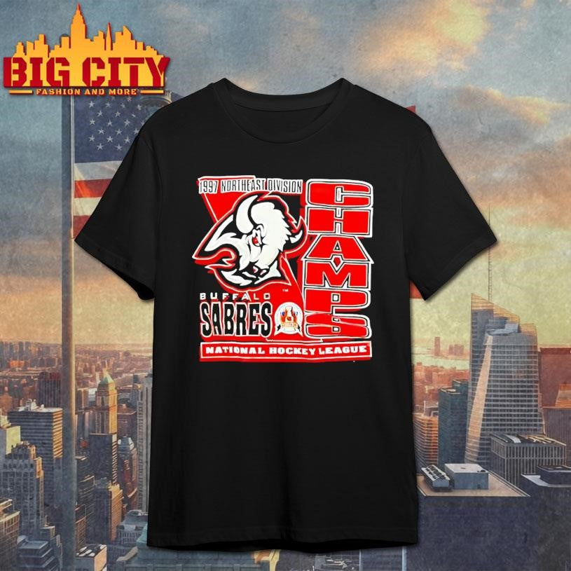 Buffalo Sabres Champs Northeast Division 1997 National Hockey League Shirt