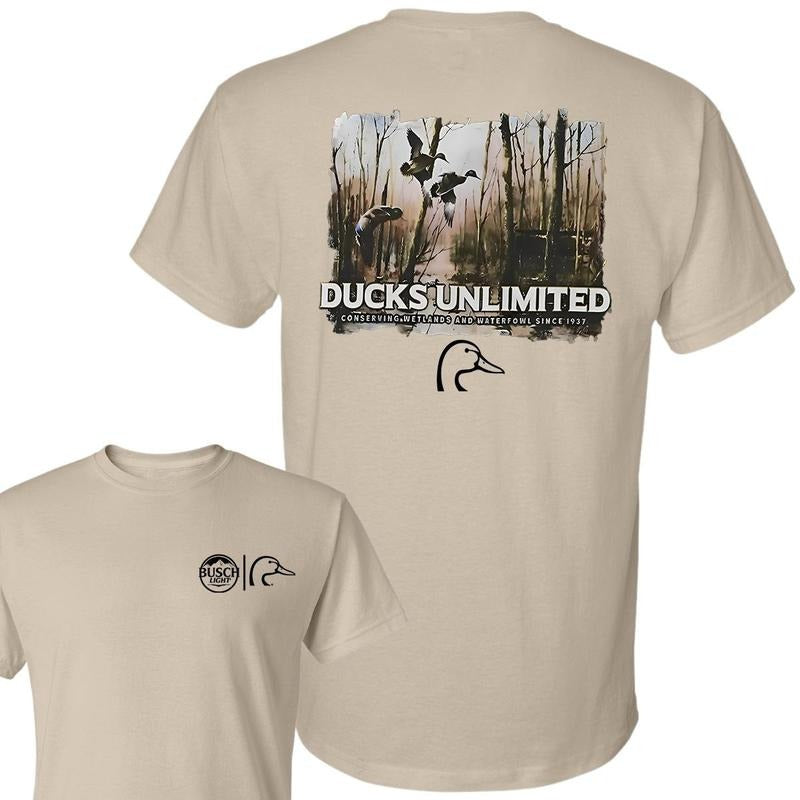 Busch Light Ducks Unlimited DRG Double Sides DRG Wompwompmrcomershirt T-Shirts