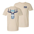 Busch Light Front Back Print Beer Camp 2 Sided Shirt T-Shirts