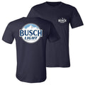 Busch Light Navy Blue Front Back Pocket T-Shirts