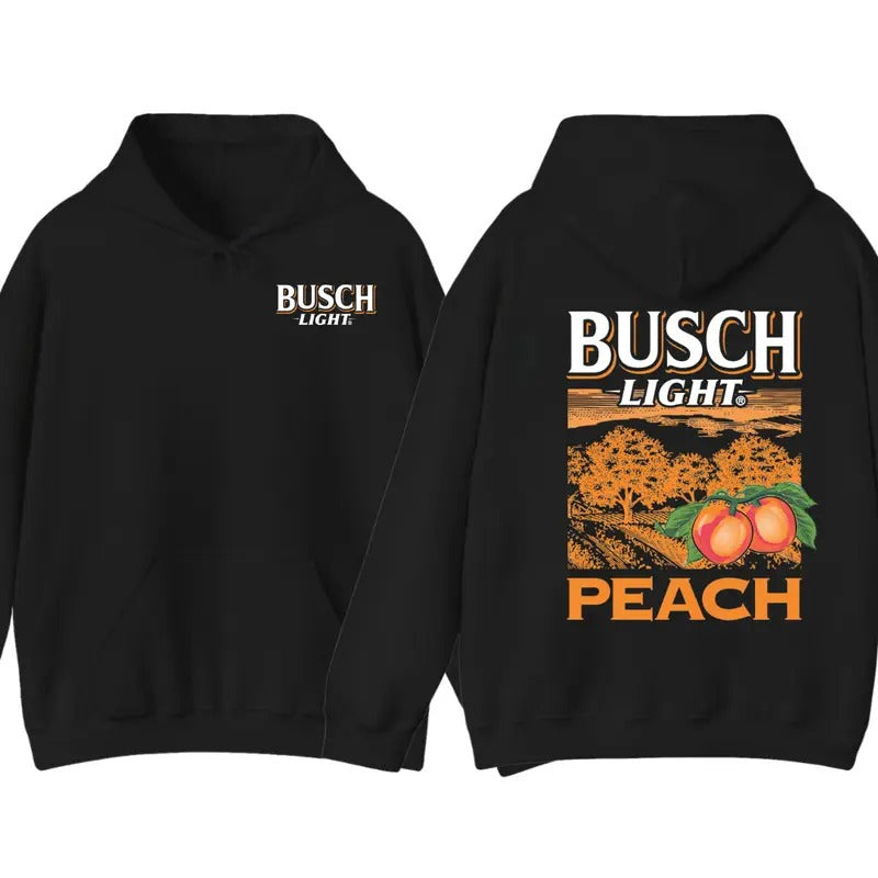 Busch Light Peach Double Sided T-Shirts