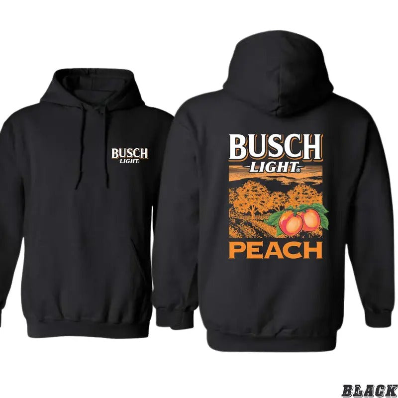 Busch Light Peach Casual Fresh Vibrant Menswear T-Shirts
