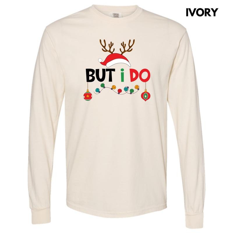 But I Do Matching Long Sleeve Comfort Colors 'NLB' T-Shirts