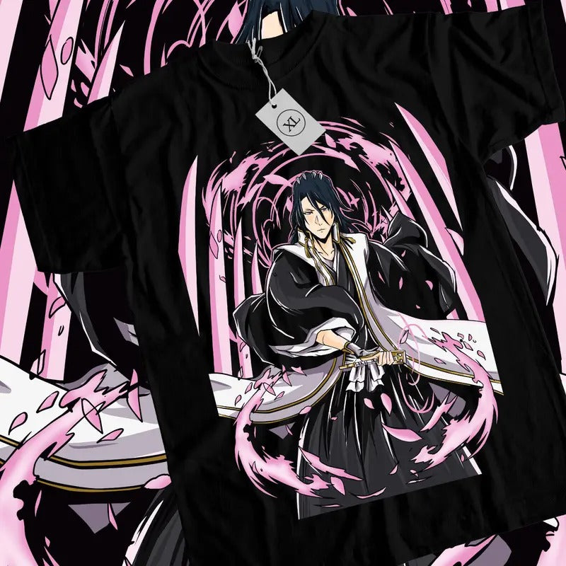 Byakuya Kuchiki S 4XL Bleach Shirt Manga Strip Anime S 4XL T-Shirts