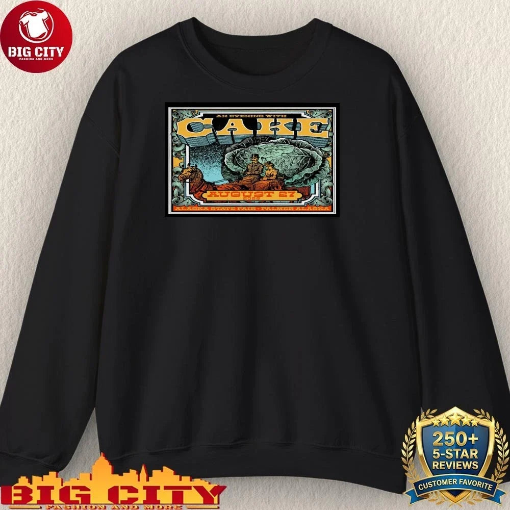 CAKE Alaska State Fair Palmer, AK 08.27.2026 Poster shirt
