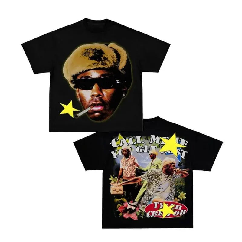 CALL ME WHEN YOU GET LOST Double Sided Prints Vintage Bootleg Top Underwear T-Shirts